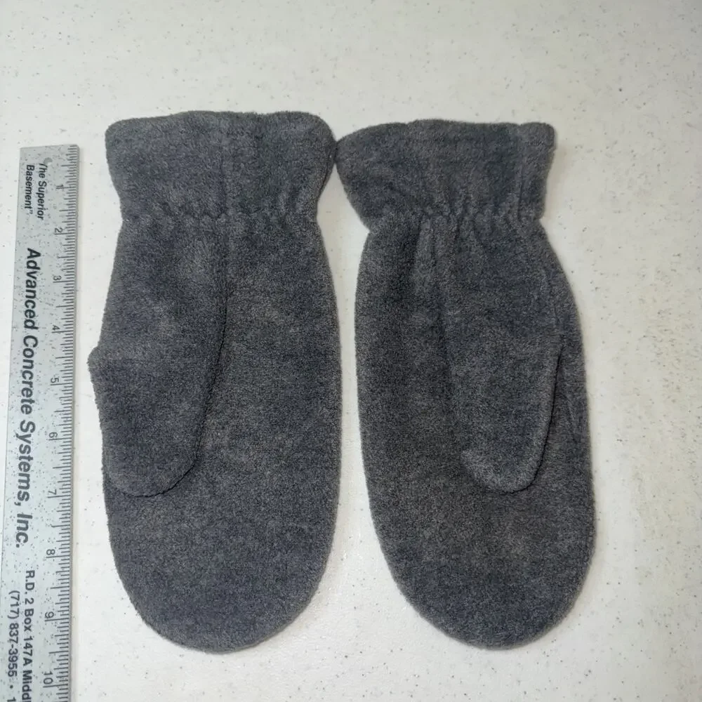 Vintage Disney Winnie The Pooh‎ Bear Fleece Mittens Embroidered Adult Teen Size